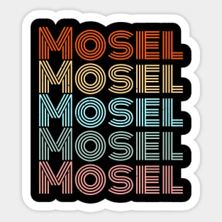 Mosel Retro Style Pfälzer Moselaner Sticker